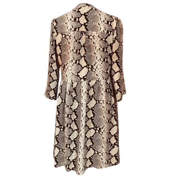 MAEVE by Anthropologie Juno Snakeskin Print Dress - Size Small - Picture 3 of 8
